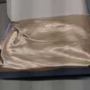 VACVELT 3pcs Extra Deep Pocket Satin Fitted Sheet Set King Bed Set, Beige Bottom Sheet Fit 18-24 Inch Deep Pocket Mattress, Silky Bedding Set Soft & Ultra Deep Fitted Sheet & 2 Pillowcase