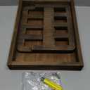 M&G House Brown Newborn Photography Props Wooden Bed Vintage Baby Photo Prop Baby Photoshoot Props Doll Bed Accessories Pretend Play Photoshoot Props