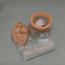 Electric Makeup Brush Cleaner and Dryer Machine - Super Fast Clean and Dry Make Up Brushes - Automatic Cosmetic Brush Spinner Washer Tools (Gold-Peach)