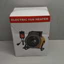 Greenhouse Heater with Digital Thermostat, 1500W Electric Outdoor Heater, Overheat Protection, Fast Heating, Waterproof for Grow Tent, Green House, Patio, Black