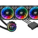 Thermaltake Floe 360mm, 16.8 Million Color Software Enabled (TT RGB Plus/Alexa/Razer Chroma), AMD (AM5/AM4)/Intel (LGA 2066/1200), AIO CPU Liquid Cooler CL-W158-PL12SW-A Black