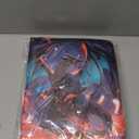 Trading Card Binder 9-Pocket Display Pocket & ID Slot, Holds 900 Cards, Zippered 3-Ring Card Album with 50 Removable Sleeves for TCG/Sports Cards + Metal Keychain