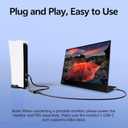HDMI to USB C Adapter 4K@60Hz - HDMI Source to USB-C Display, Aluminum Housing for PS5, Xbox, Switch, Laptop, Fire TV Stick to AR Glasses XREAL, Rokid, RayNeo, Viture, Portable Monitor, Projector