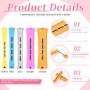 Tigeen 300 Pcs Perm Rods Plastic Hair Rollers Heatless Curling Rods Cold Wave Rod for Long Short Straight Curly Natural Hair DIY Hairdressing Styling Tools