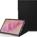Case Compatible with Lenovo Tab Plus (TB351FU) 11.5 inch 2024 Cover,Slim Stand Back Shell Protective Smart Cover with Auto Wake/Sleep Function,Black