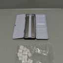 PATIKIL Empty Watercolor Palette, Metal Watercolor Tin with 26pcs Half Pans Paint Case with Lid Paint Box for Travel Gouache Oil Painting, Red