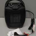 GiveBest Portable Electric Space Heater, 1500W/750W Ceramic Heater with Thermostat, Heat Up 200 Square Feet in Minutes, Safe and Quiet for Office Room Desk Indoor Use (Black)