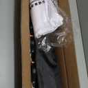 White Backdrop with Stand for Photoshoot, 5X6.5ft White Photo Backdrop with T Shape Background Backdrop Stand for Photography, Portable Photo Backdrop Curtain Stand Kit w Carrying Bag 5 Spring Clamps