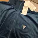 GUESS Women's Eco Couture Full Zip Sweatshirt
Blue XL
