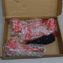 ASIEIT Upgraded 4 in 1 Door Hinge Adjustment Tool with Thread, Multi-Size Universal Door Gap Adjustment Tool for Residential & Commercial, Durable Hinge Gap Adjusting Wrench for Door Cabinet Alignment (Dark Red-4P)