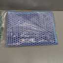 Cat Litter Mat, 24x18 Inches Large Double Layer Honeycomb Cat Litter Trapping Mat, Non Slip Waterproof Urine Proof Cat Litter Box Mat for Floor, Kitty Litter Rug, Cat Supplies, Blue