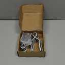 1-3/8" Chain Link Fence Frame Gate Post Female Hinge, Pack of 4, Galvanized Steel Gate Hinge for Fence Posts, Bolts & Nuts Included