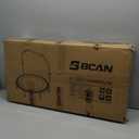 BCAN BT2 450/550LBS Mini Rebounder Trampoline for Adults with Bar, Fitness Trampoline with Bungees, Adjustable Handle, Stable & Quiet, Indoor Outdoor, Whole-Body Workout & Relaxation at Home-40IN/48IN