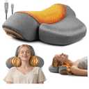 3-in-1 Neck Massage Pillow With Air Pressure, Heating, and Vibration Therapy - Wireless Electric Massager, Neck Vibration Heating Massage Pillow, Provides Healthy Pain Relief and Muscle Relaxation