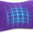 Lumbar Pillow, Memory Foam Lumbar Support Pillow for Office Chair and Car Seat, Ergonomic Streamline Back Pillow for Lower Back Pain Relief, Back Support Pillow for Sitting, Driving, Traveling