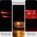 Tail lights Assembly Compatible with Honda Odyssey 2014-2017 OE Style Rear Left Outer Light Taillights Replacement for HO2804104 33550TK8A11