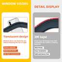 Rain Guards Compatible with 2000-2006 Tahoe GMC Yukon 2002-2006 Escalade Base Smoke Side Window Visor Wind Deflector Vent Visors Car Accessories Tape-On 4pcs
