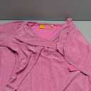 ZOMVA Plus Size Maxi Sparkly Dress Formal Evening Gown Cocktail Prom Glitter V-Neck Wrap Handkerchief Sleeves (XX-Large Plus, Hot Pink)