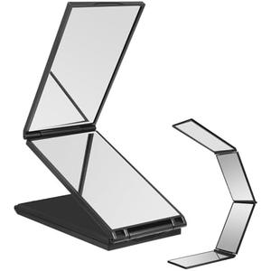 Vin Beauty 4 Way Mirror Foldable Makeup Mirror Portable 360 Degree Handheld Haircut Mirrors 4 Barber Desktop DIY Haircut Tool for Hair Cutting Styling Grooming Sided Self Haircuts for Home and Salon