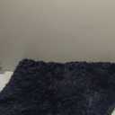 Amdrebio Dark Navy Round Rug 4Ft for Boys Room Bedroom, Fluffy Shag Fuzzy Plush Circle Area Rugs for Kids, Teens, Living Room Decor Aesthetic, Indigo Furry Cool Dark Blue Carpet for Dorm Baby Nursery