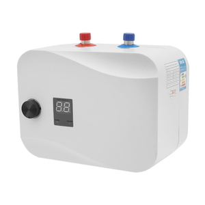 Under Sink Instant Water Heater 2.5 Gallon Water Heater Mini Tank Water Heater 110V, 120V Digital Display RV Small Hot Water Heater,1/2 "NPT Wall or Floor Mounted