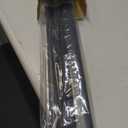 DEZ FURNISHINGS Cordless 1" Light Filtering Pleated Shade, Fabric, 32" W x 48" H, Black