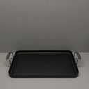 Cuisinart Double Burner Griddle, Chef's Classic Nonstick Hard Anodized, Stainless Steel, 655-35 13-Inch x 20-Inch