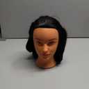 Hairingrid 26"-28" Mannequin Head Hair Styling Training Manikin Cosmetology Doll Head Synthetic Fiber Hair and Free Clamp Holder (Black)