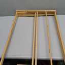 Collapsible Bamboo Drying Rack Foldable Laundry Drying Stand for Indoor/Outdoor Use Space-Saving Clothes Rack for Towels, Blankets & Delicates
