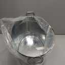 Large 6-Gallon Galvanized Tin Beverage Tub, 20x14x10 inches (Pack of 2)
