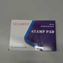 2 x Ink Pads for Stamps | Blue Ink Stamp Pad | Rubber Stamps Ink Pad - Premium Quality Felt Pad for Stamps | Stamp Pads | Large Size