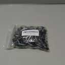 Mellewell #10 x 1-1/2" Self Drilling Metal Roofing Screws, Black Hex Head Sheet Metal Roof Screws with EPDM Washer, Hex Socket Included, 100 PCS