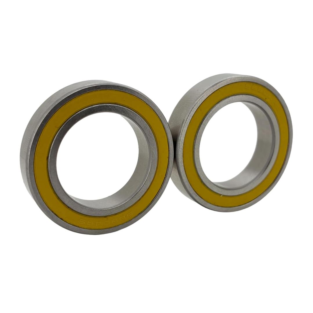 2PCS Hybrid 6804 20X32X7mm 2RS Bicycle Ceramic Ball Bearing Rubber Sealed Hope PRO2 - Si3N4 Balls, ABEC-3