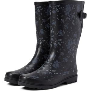 Western Chief Women Wide Calf Rain Boot, Feminine Floral, 9 W US