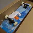 NOBONDO Standard Skateboards for Beginners - 31" x 8" Complete Pro Skateboard for Girls and Boys, 7 Layer Canadian Maple Double Kick Concave Trick Skate Board with Repair Kit for Kids and Adults