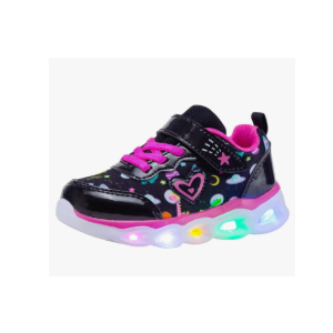 Kids Led Shoes Toddler Girls Fashion Light Up Sneaker, No Size 8