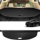 Cargo Cover for Acura RDX 2019-2025 2026 Accessories Retractable Trunk Cover Security Shielding Shade Cargo Luggage Cover Trunk Privacy Protection (Carbon Fiber Texture)