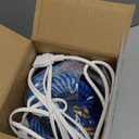 Electric Blanket Heated Throw, Soft Flannel 50"x60" Plaid Heating Blanket with 8 Hours Auto Off 10 Fast Heating Levels Machine Washable Sherpa Heated Blanket with Overheating Protection (Blue)