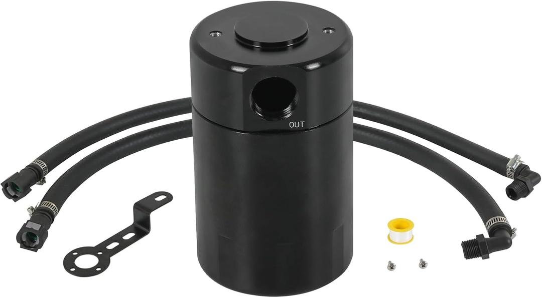 Oil Catch Can Oil Separator Compatible with GMC Sierra 1500 Chevy Silverado 1500 2014-2018Compatible with GMC Yukon Chevy Tahoe Suburban 2015-2020 Oil Air Reservoir