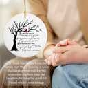 3 x Red Cardinal Christmas Ornaments - Memorial Gifts for Loss of Loved One, Memory or Remembrance Ornament for Christmas Tree, in Loving Memory Decor, Sympathy or Condolence Gifts (Family1)