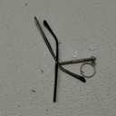 1 Pair Metal Glasses Replacement Arms Glasses Replacement Temple Black Eyeglasses Arms Legs, Screws, Screw Washers and 3-in-1 Screwdriver Convex Teeth Single Teeth (Black Metal Frame Arms)