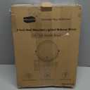 DECLUTTR 9 Inch Wall Mounted Lighted Makeup Mirror, Double-Sided Magnifying Mirror 1x/10x, 3 Colors Lighted Makeup Mirror, Touch Dimmable 360° Rotation Foldable Light Up Mirror, Bronze (Brown-led)