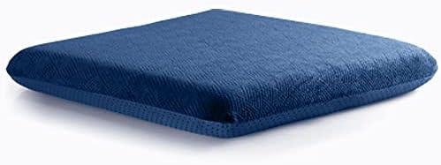 Sigmat Recliner Cushion for Elderly with Memory Foam 20x20x3 Inches Large Square Seat Cushion for Recliner Chair, Floor Pillow, Truck Seat Cushion Navy