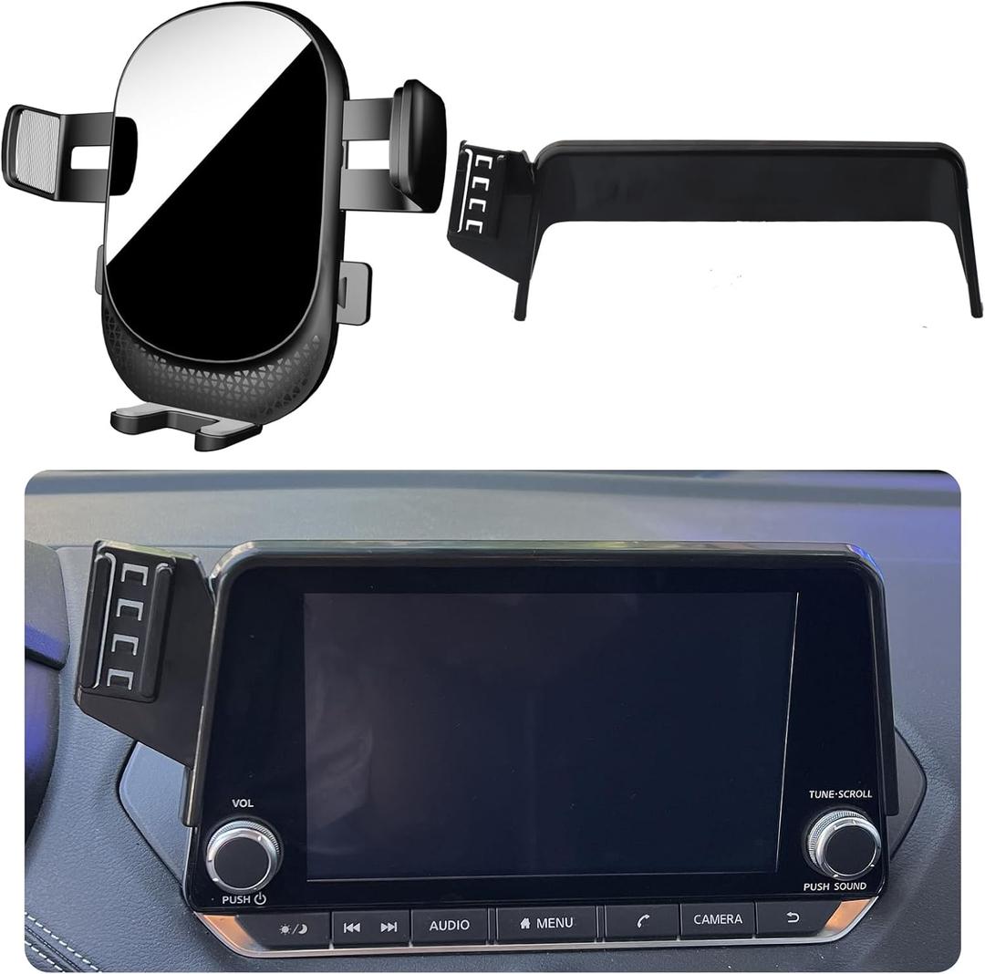 Car Phone Holder for Nissan Sentra Auto Accessories[Only for 2020-2025 Sentra's 8-inch Touchscreen][XX NO Fit 7-inch Touchscreen/TrimS XX][Auto Lock Hands Free Automobile Cell Phone Mount]