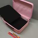 EVA Hard Case with Customizable Foam 13.5 x 9.8 x 5.5 Inch Protective EVA Carrying Case Shockproof Outdoor for Camera, Digital Products, Electronic Instruments with Knife, Pink