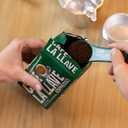 Cafe La Llave Dark Roast Ground Espresso Coffee, 16 oz Bricks Bold Cuban-Style Blend, Moka Pot, Espresso, Drip Strong Rich Flavor (EXP 06/24/26)
