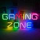 Horseneon Game Zone Neon Led Sign, Gaming Neon Signs for Wall Decor, Game Neon Lights Signs with USB Powered for Game Room, Game Zone, Bedroom, Gifts for Gamer (Multicolour)