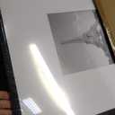 upsimples 18x18 Picture Frame, Display Pictures 8x8 with Mat or 18 x 18 Without, Wall Hanging Square Frames, Black, 1 Pack