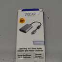 Lightning to 3.5 mm Audio Adapter and Power Converter