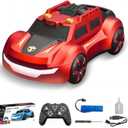 Dual Spray Remote Control Car, RC Drift Car for Kids, Model Racing Car with Cool Led Lights, Rechargeable Electric Vehicle Toy, Birthday Gifts for Age 3 4 5 6 7 8-12 Year Old Boys Girls (Red)